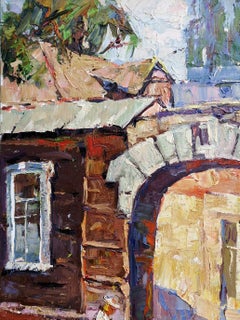 City of Mariupol, Original oil Painting, Ready to Hang