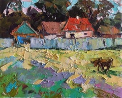 Country Life, Original oil Painting, Ready to Hang