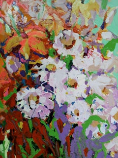 Gifts of Nature, Flowers, Impressionism, Original oil Painting, Ready to Hang