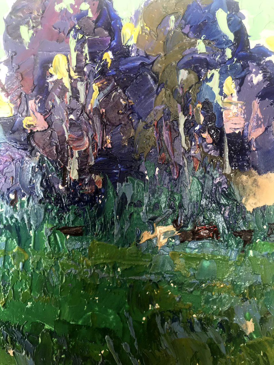 impressionist grass