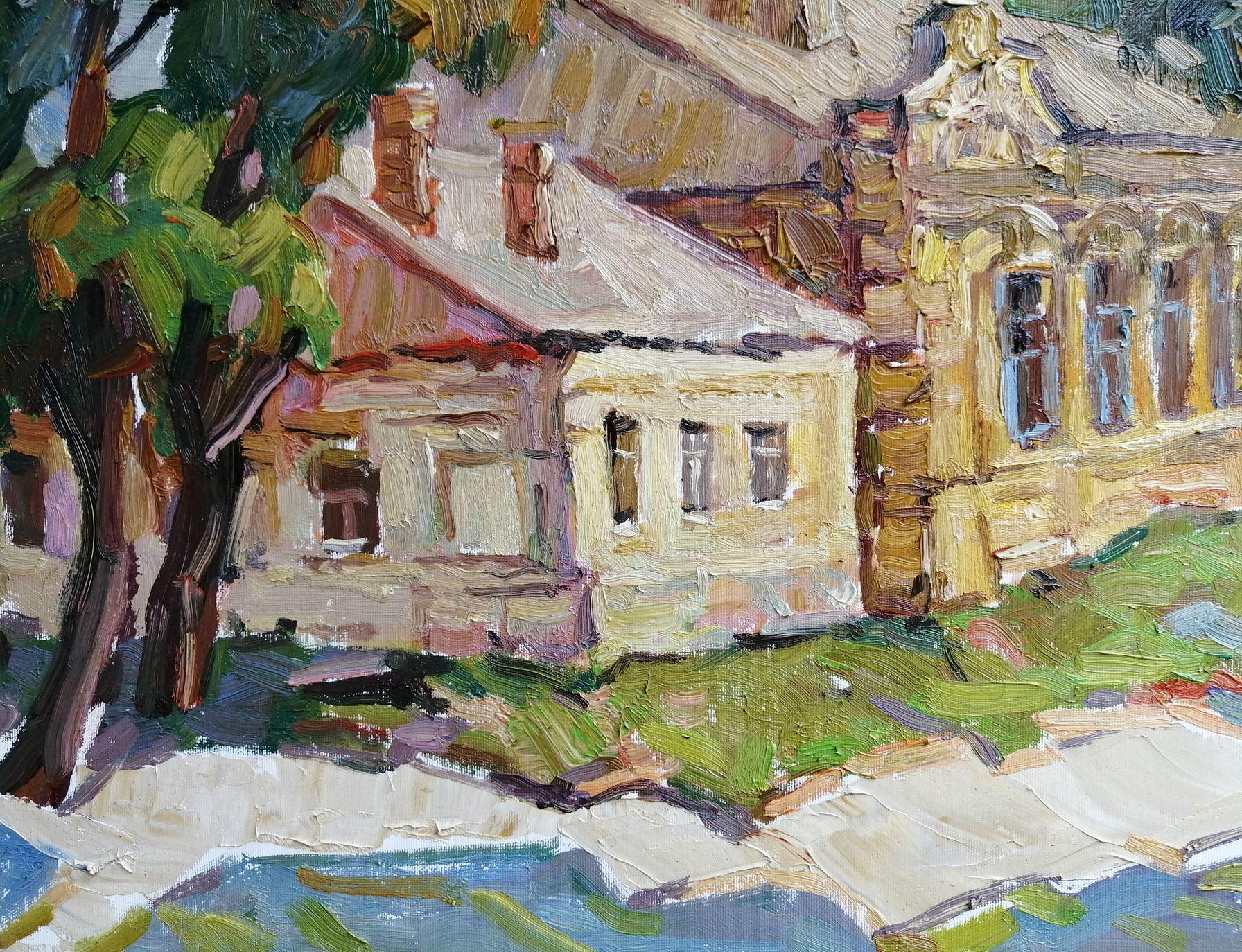 Mariupol old Town, Original oil Painting, Ready to Hang 2