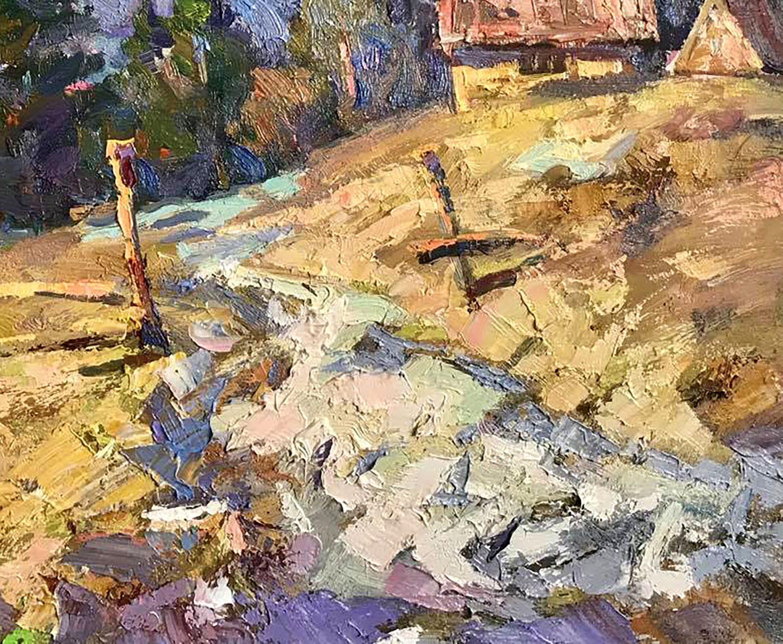 Artista: Alex Kalenyuk 
Lavoro: Pittura a olio originale, opera d'arte fatta a mano, unica nel suo genere 
Medium: Olio su tela 
Anno: 2021
Stile: Impressionismo
Titolo: Primavera nei Carpazi
Dimensioni: 23,5