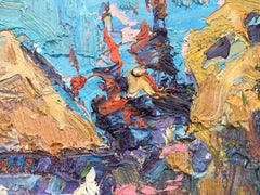 La primavera sta arrivando, Impressionismo, Pittura ad olio originale, pronta da appendere