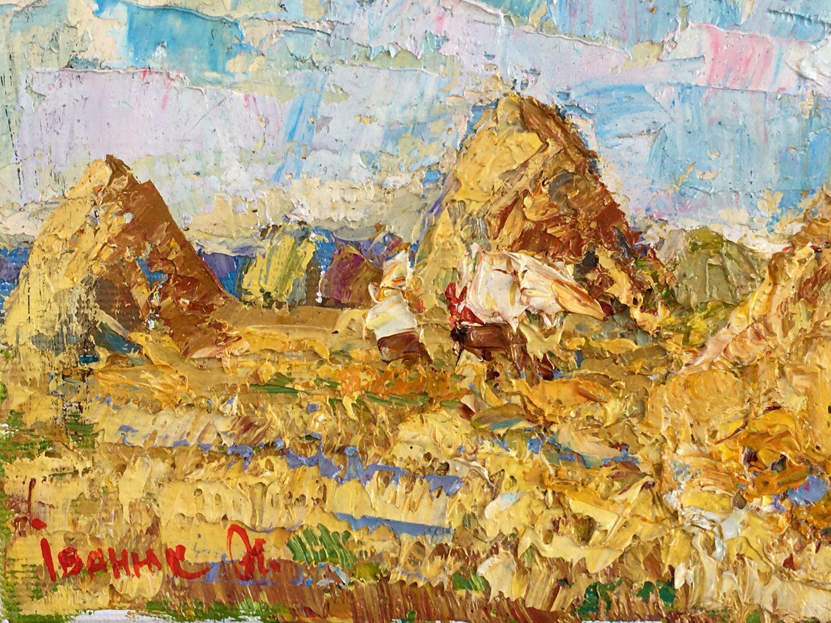 Sunny Day, Impressionism, Original oil Painting, Ready to Hang For Sale 1