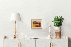 Warm Evening, Impressionism Original oil Painting, Ready to Hang