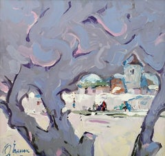 Silenzio d'inverno, Pittura ad olio originale, pronta da appendere