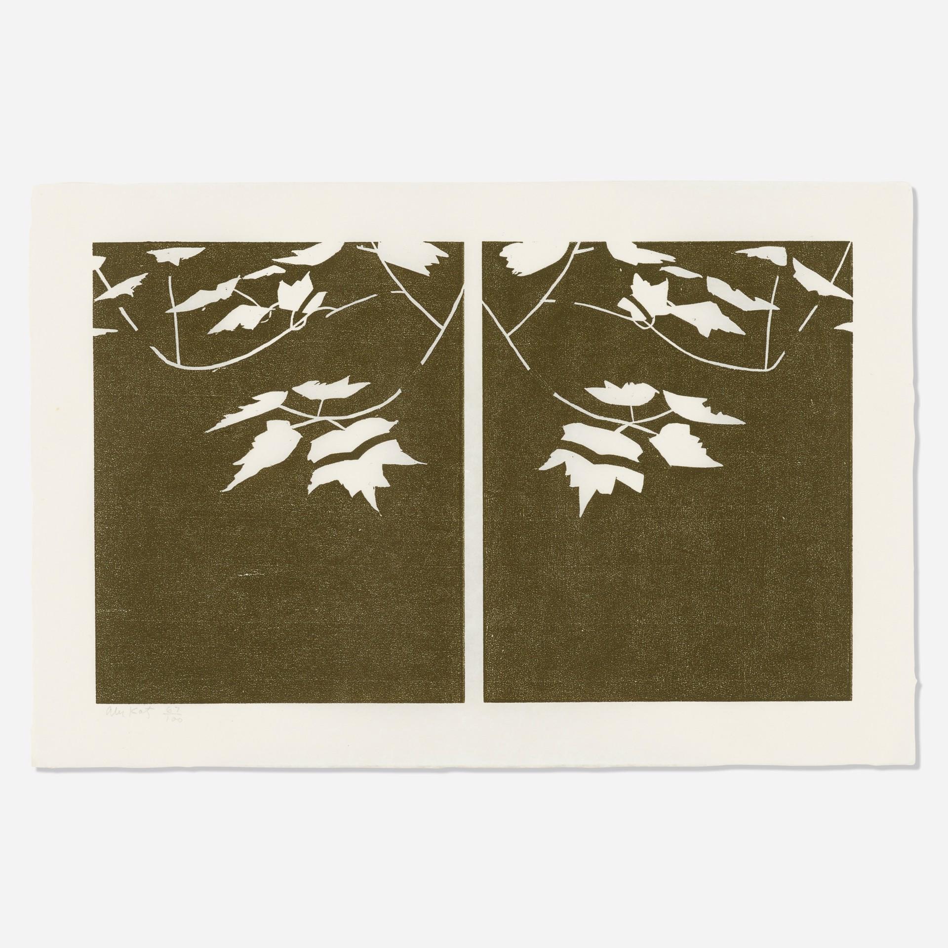 Alex Katz (b. 1927) Landscape Print - Black Brook (for Parkett Special Edition 21) (67/100)