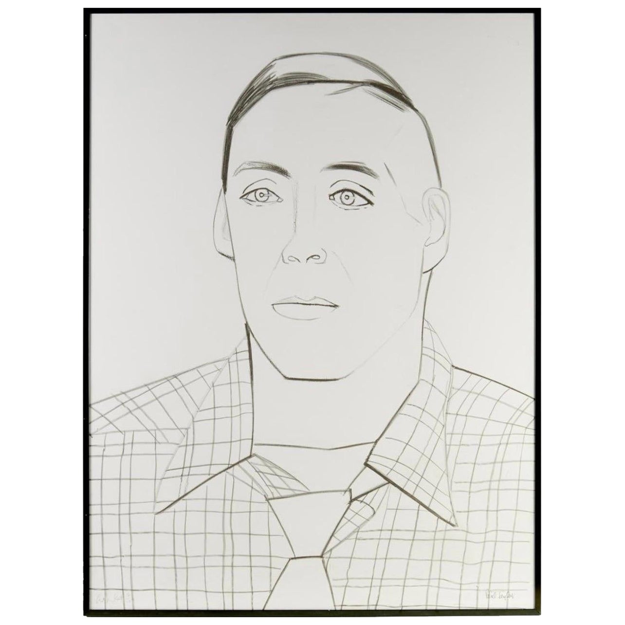 Alex Katz, Lithograph of American Choreographer Paul Taylor, 1984