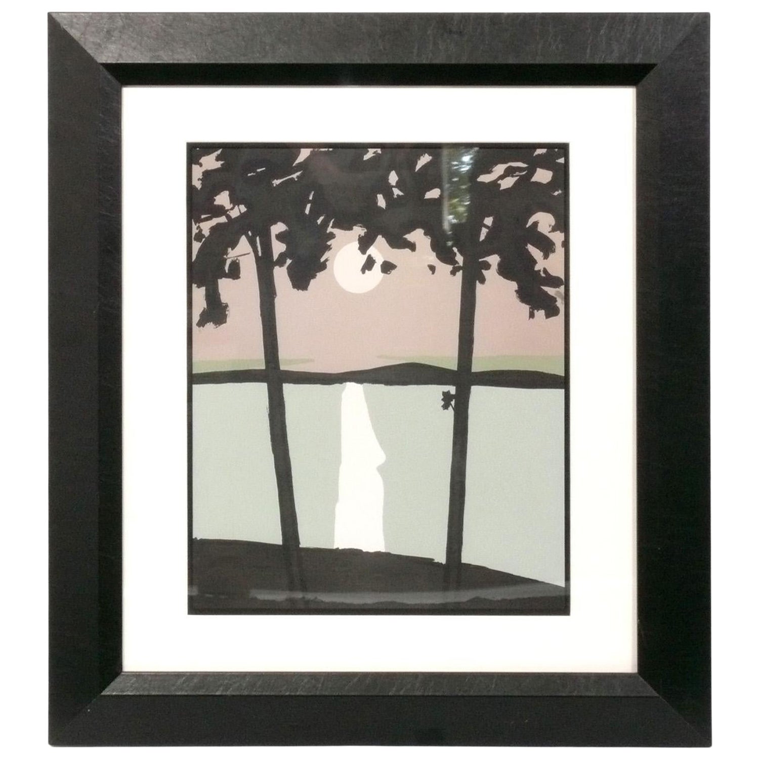 Alex Katz "Luna Park" Lithograph 31"h x 28"w Mid Century Modern Art