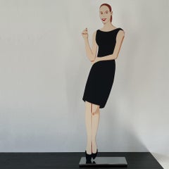 Alex Katz, Robe noire 5 (Ulla), Décoration intérieure, Art, Édition limitée