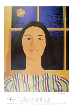 1980 Alex Katz 'East Interior Portrait' Poster