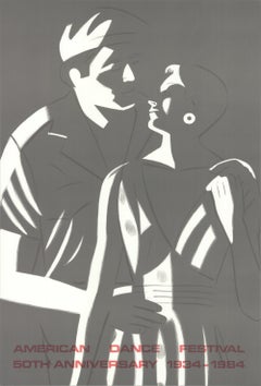 Vintage 1984 Alex Katz 'American Dance Festival 1984' Hand Signed