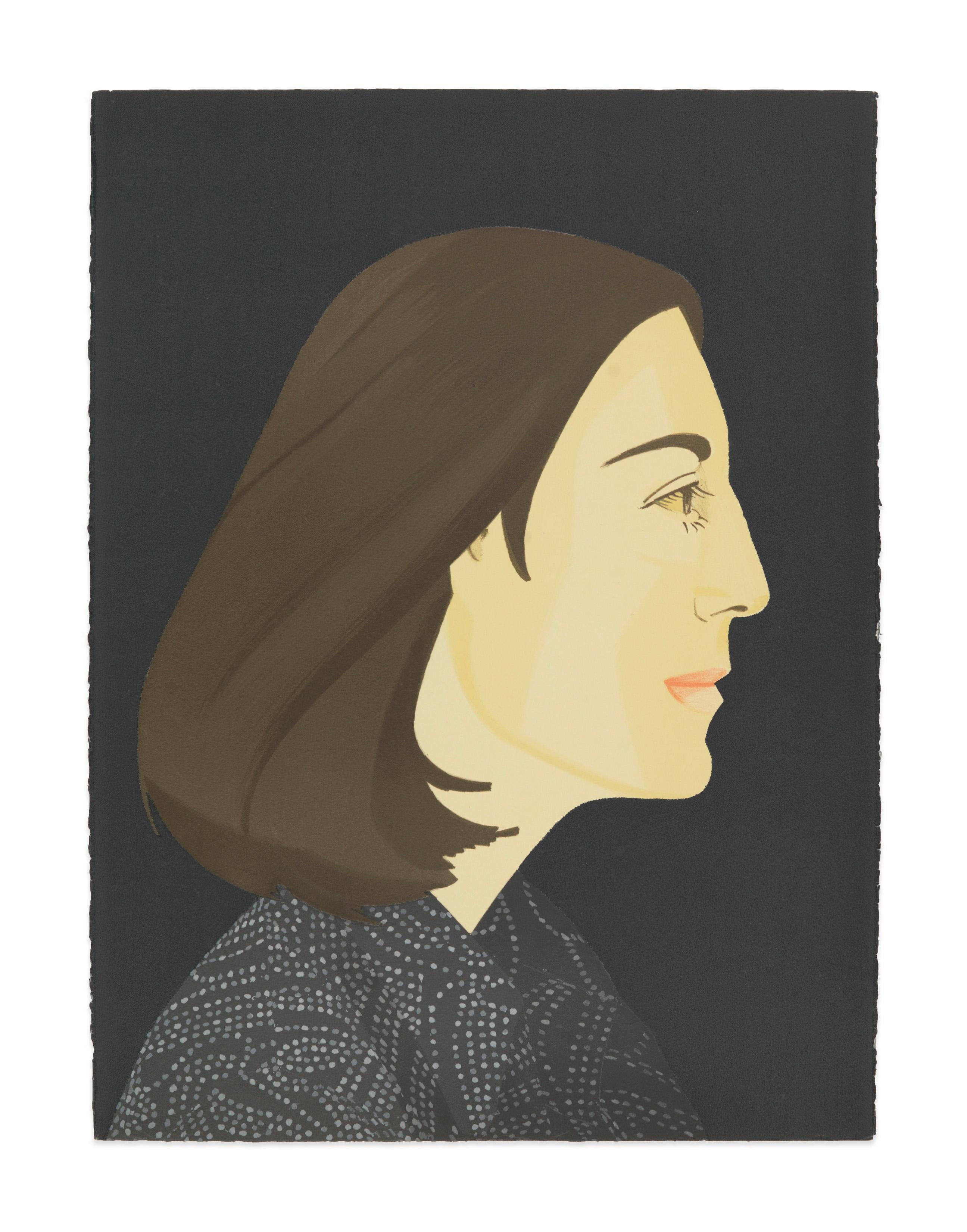 Alex Katz Portrait Print – Ada Four Times #1