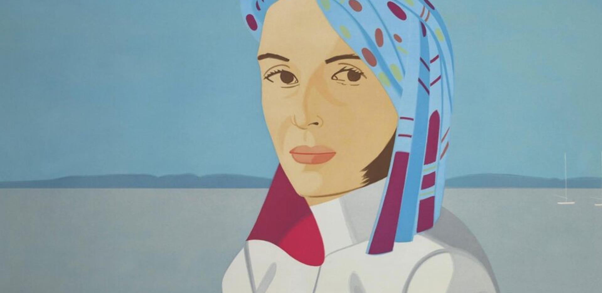 Ada in Blue Hat by Alex Katz For Sale 1