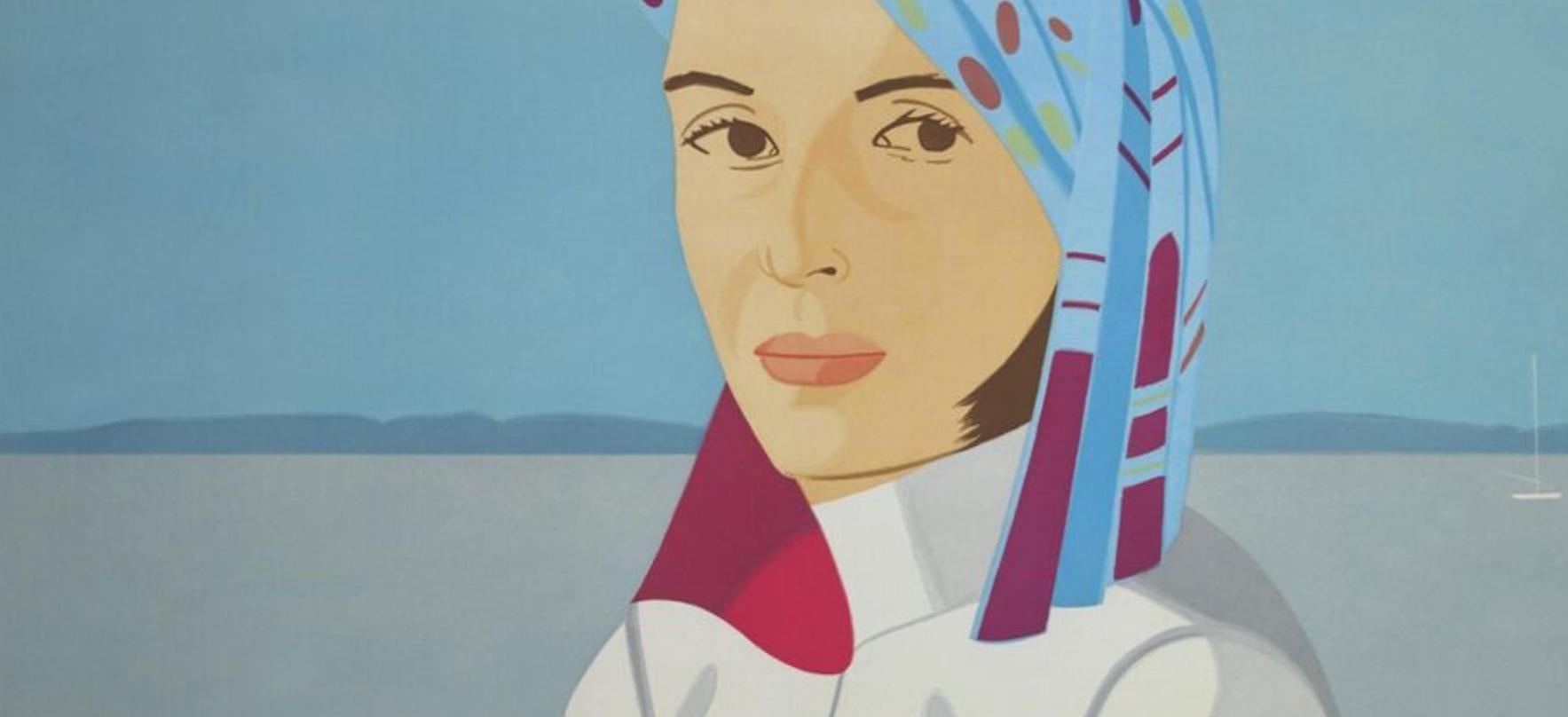 Ada in Blue Hat by Alex Katz For Sale 2