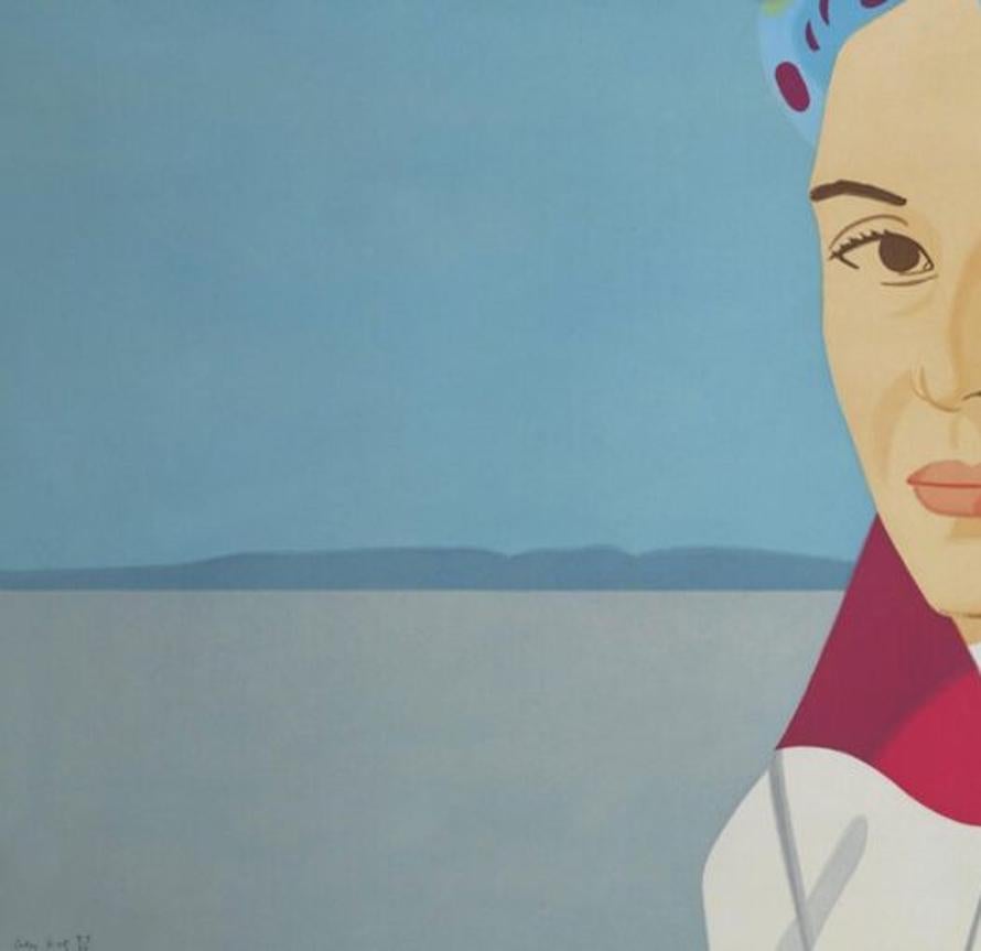Ada in Blue Hat by Alex Katz For Sale 4