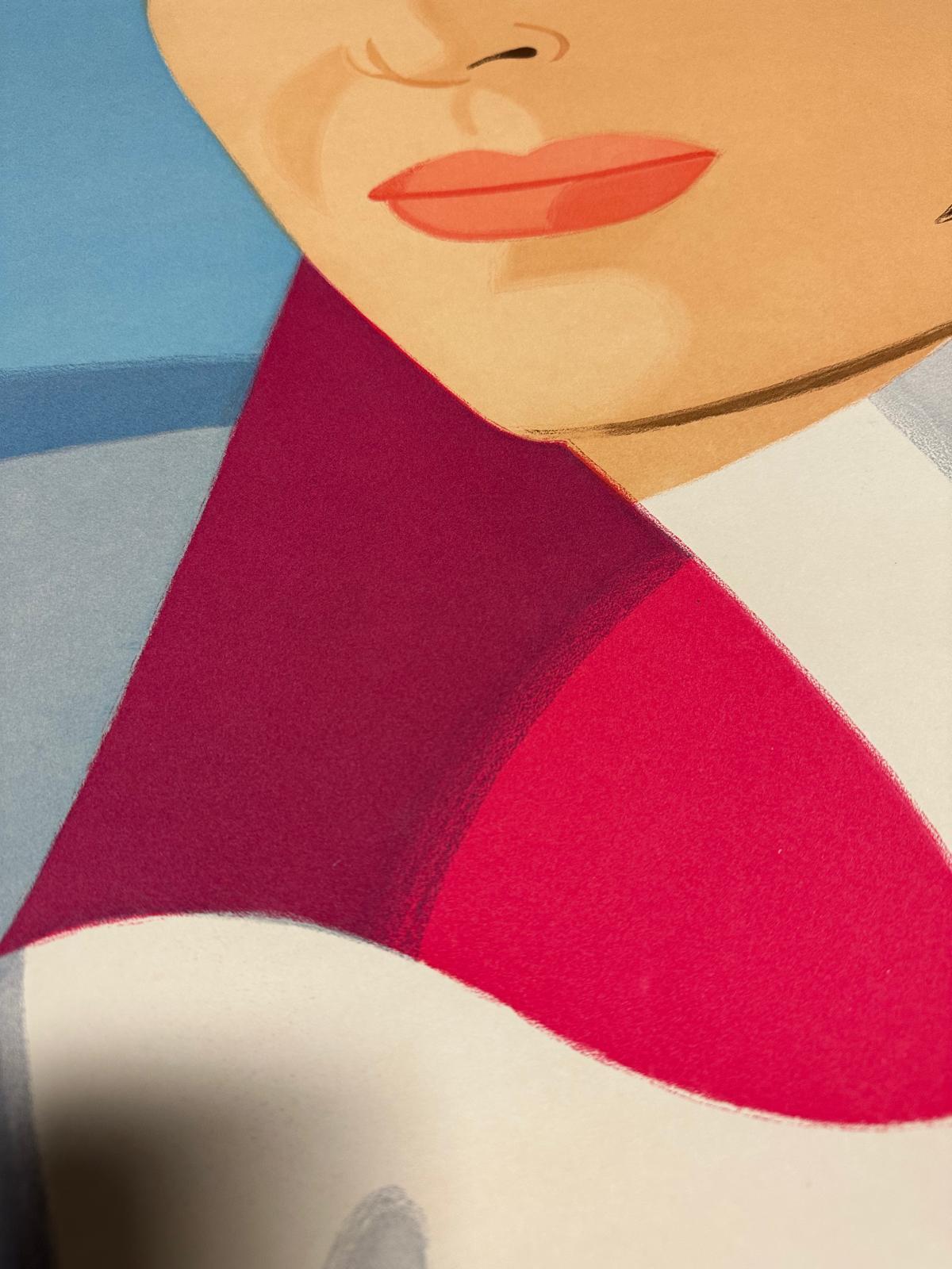Ada in Blue Hat by Alex Katz For Sale 6