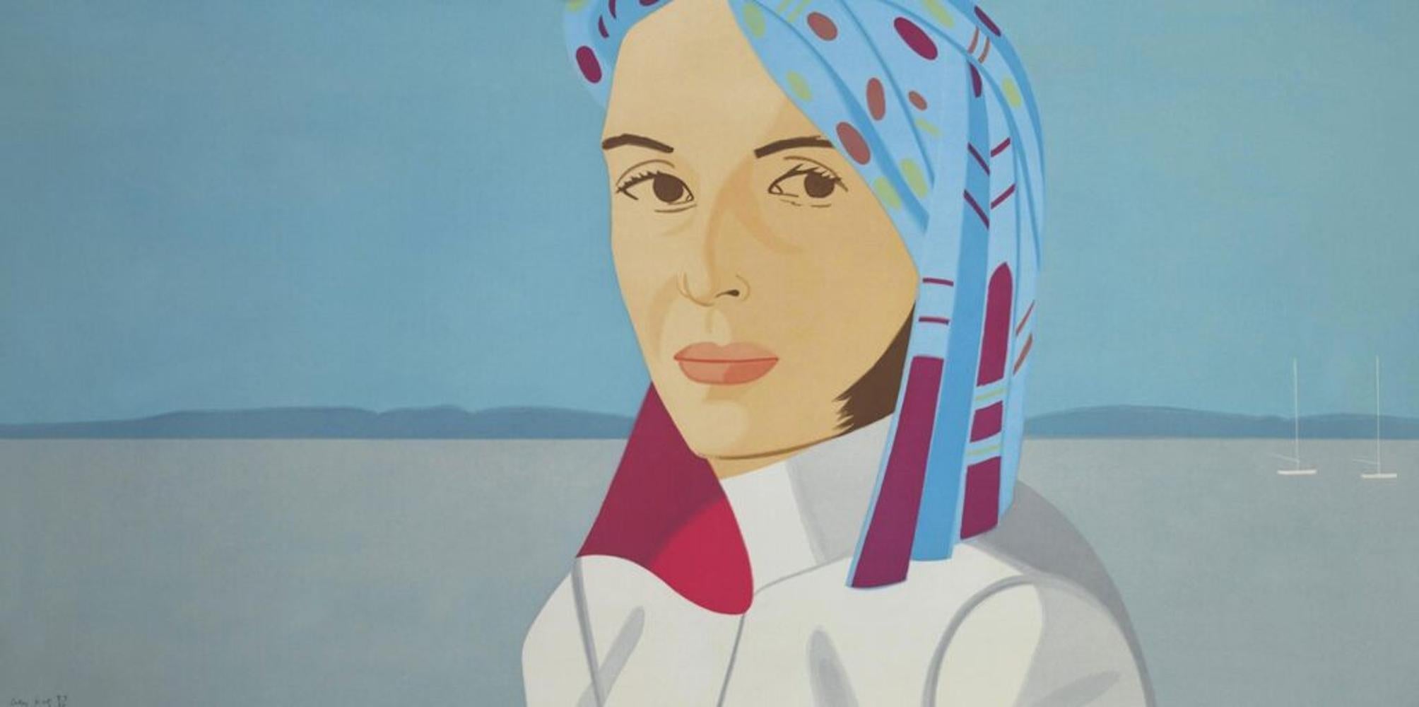 Ada con sombrero azul de Alex Katz