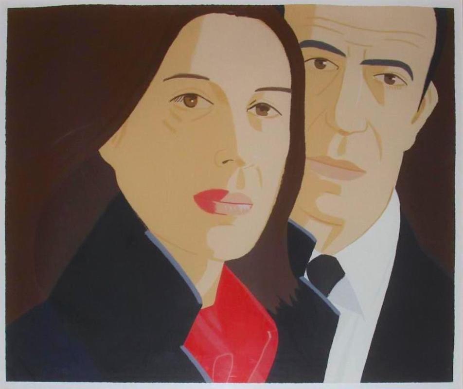 Portrait Print de Alex Katz - Alex y Ada