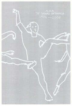 Alex Katz "75 ans de danse américaine" 2008- Sérigraphie