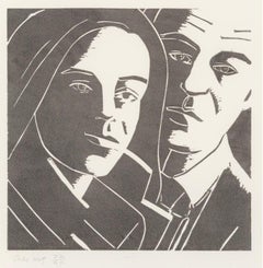Alex Katz 'A Tremor in the Morning' 1986 Relief Print