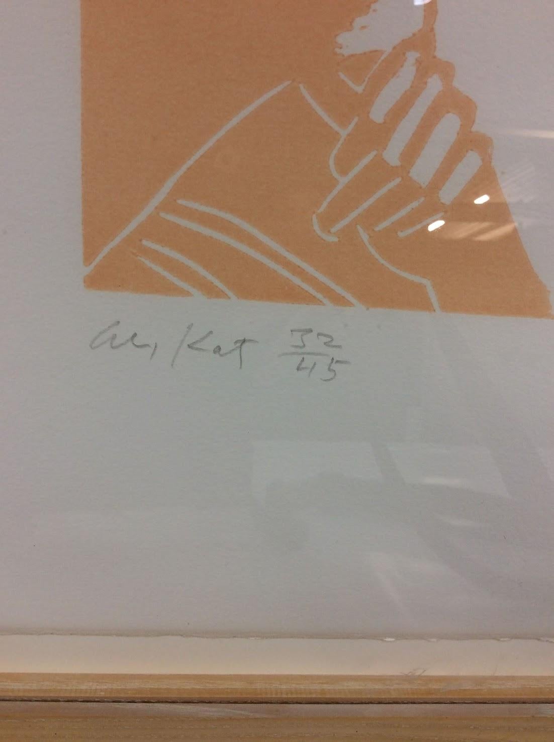 Alex Katz 'A Tremor in the Morning' Signed Woodcut 1986 2