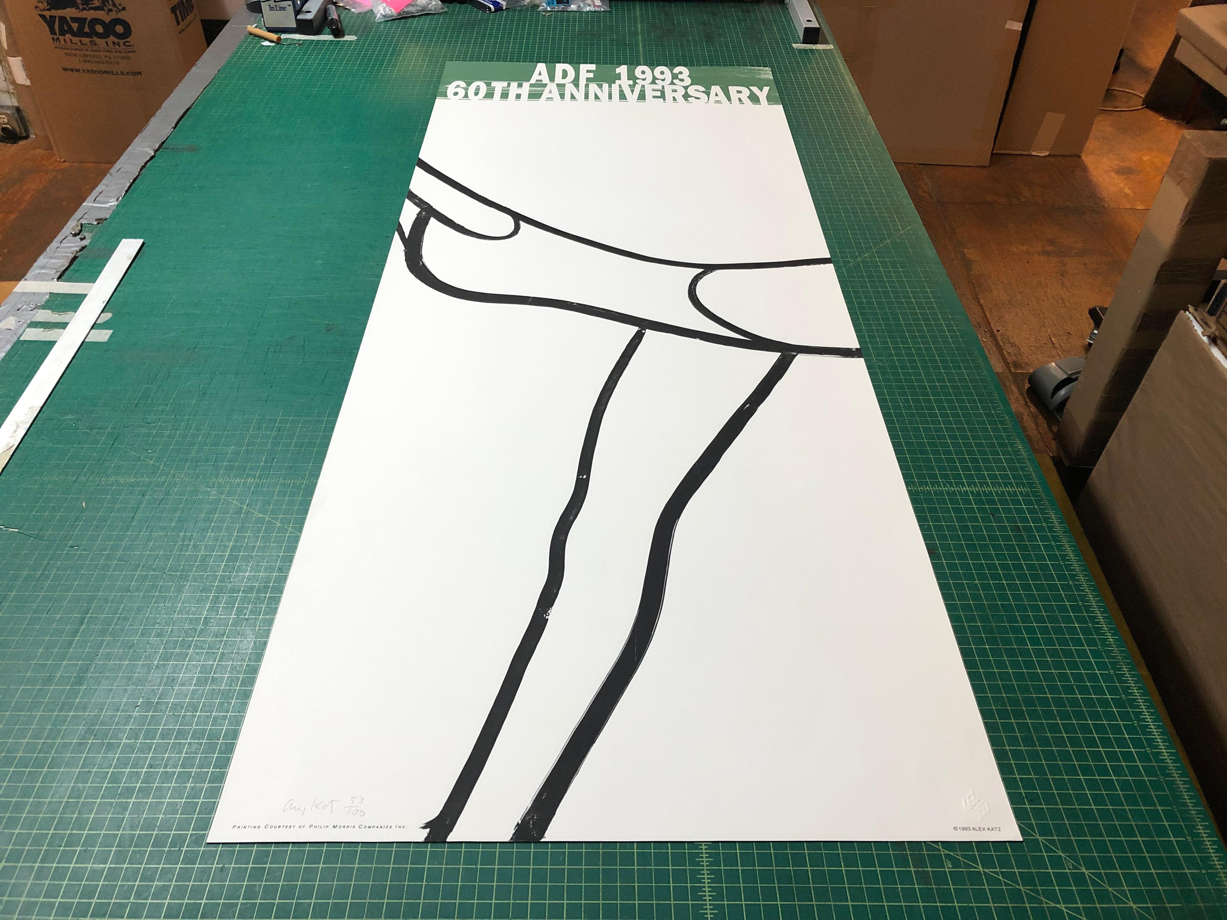 Alex Katz 'American Dance Festival 1993' Hand-Signed For Sale 2