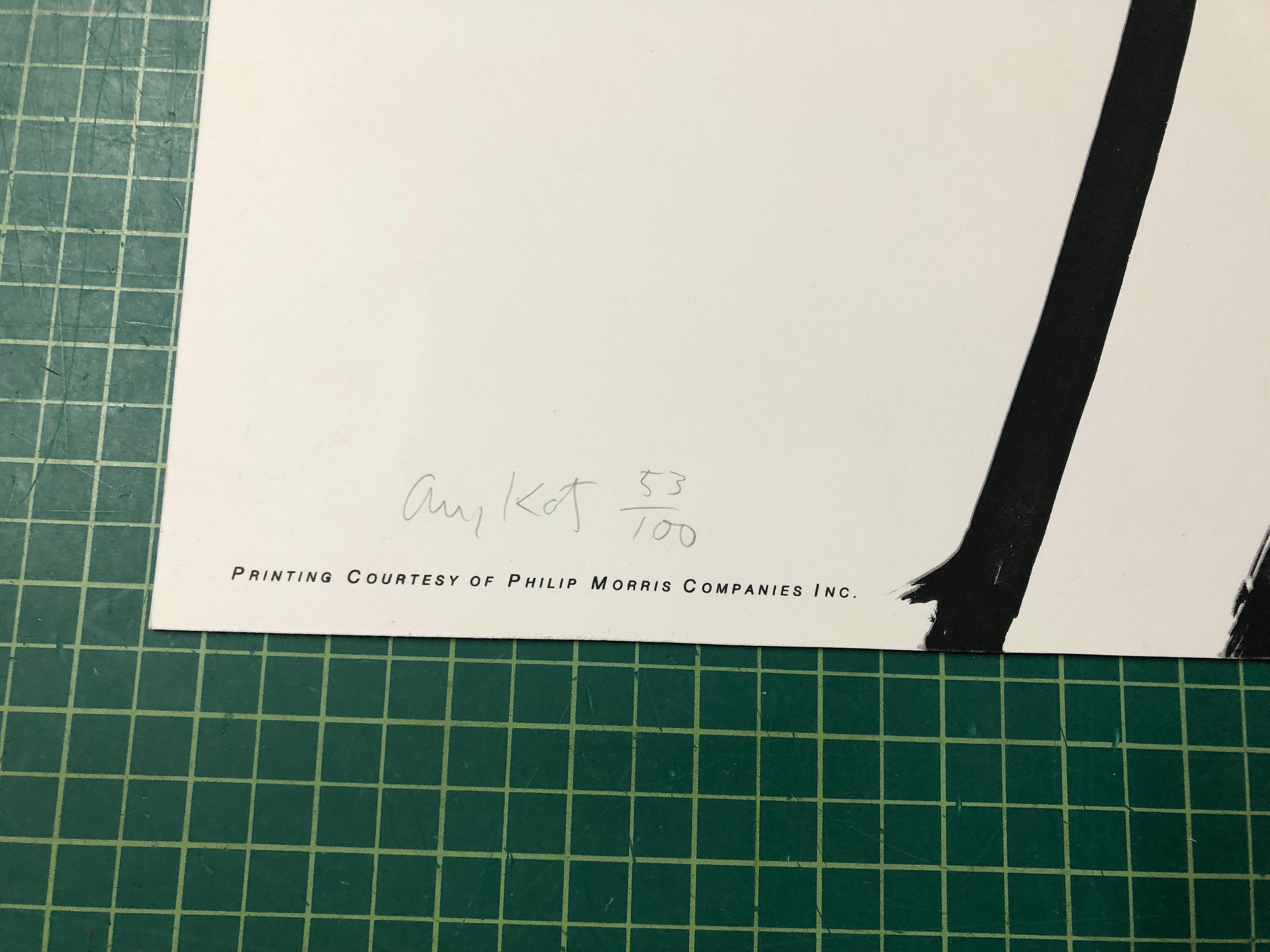 Alex Katz 'American Dance Festival 1993' Hand-Signed For Sale 8