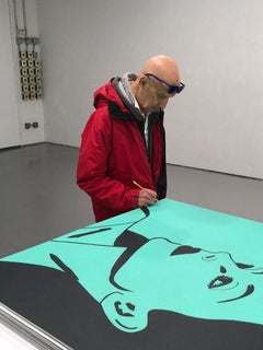 Alex Katz 'Big Smile (Vivian)'