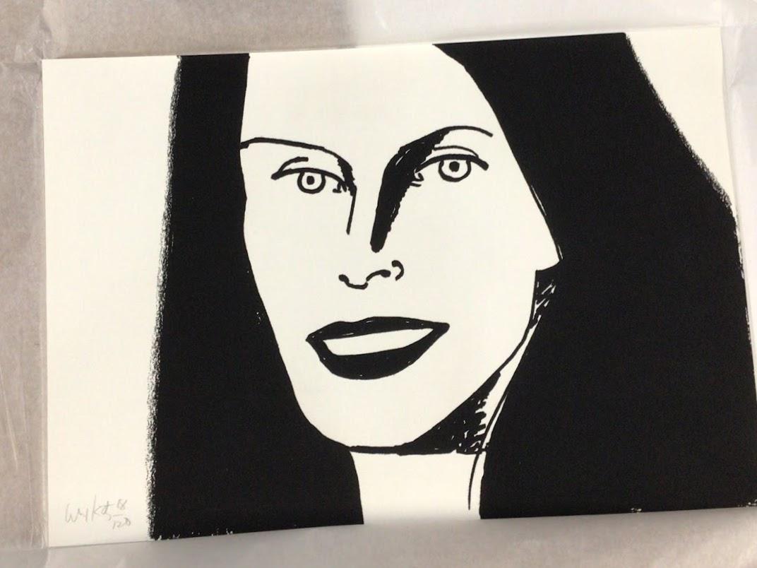 Alex Katz 'Christy' (Schröder 466) Acquatinta e acquaforte firmata 2010 1