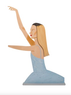 Alex Katz « Danser 2 » signé, découpe en aluminium 2020