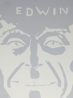 Vintage Alex Katz 'Edwin' Screenprint 1997