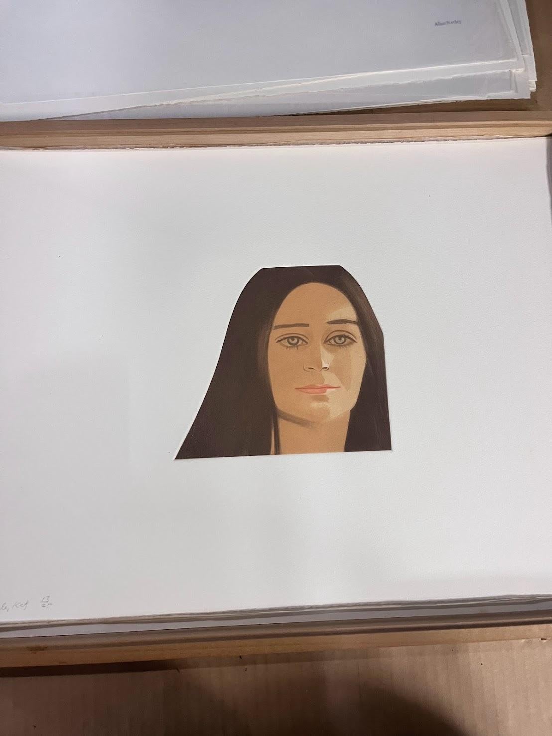 Alex Katz 'Gesicht des Dichters' (Schröder 29-34) Portfolio 1978 2