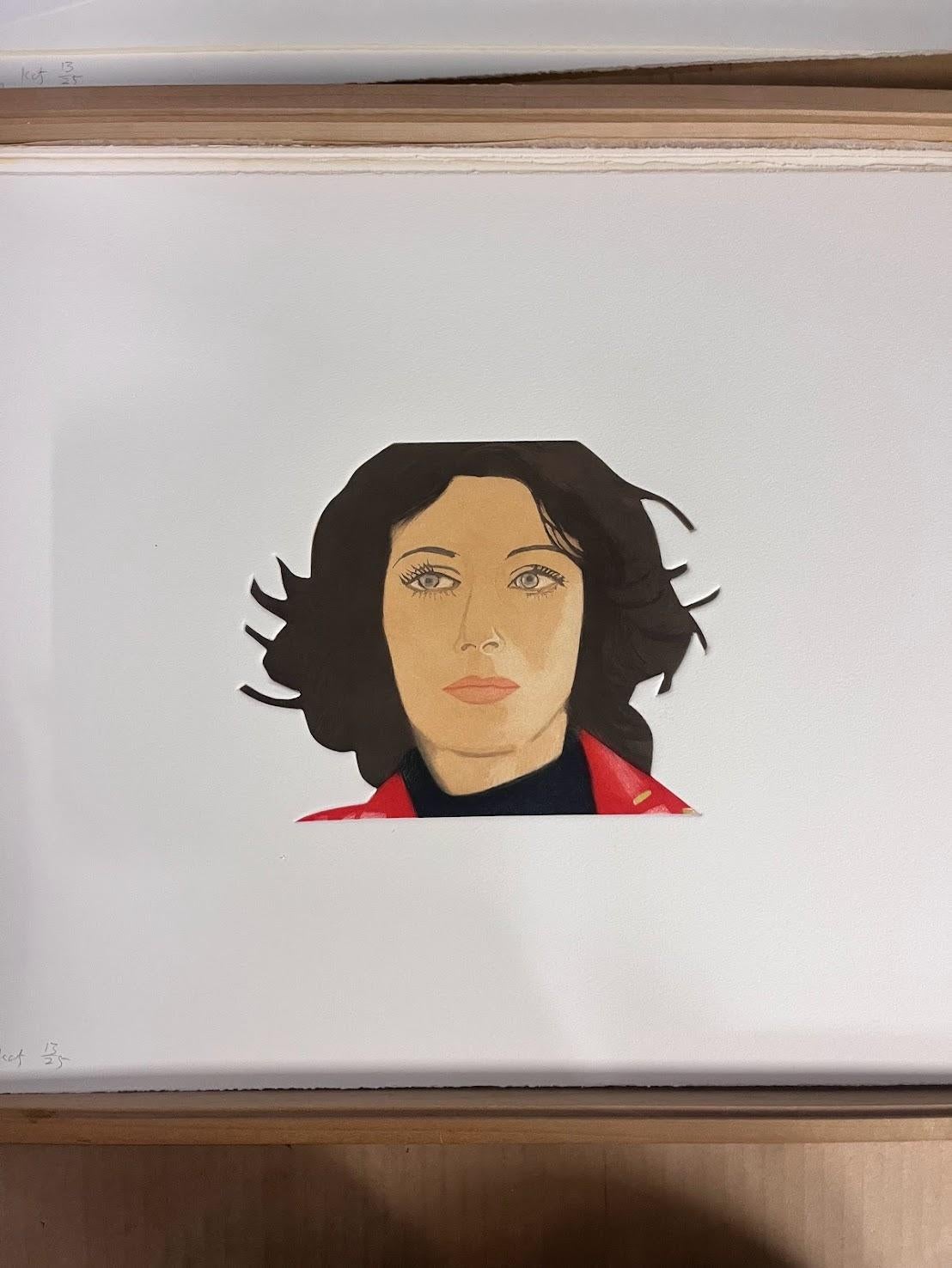Alex Katz 'Gesicht des Dichters' (Schröder 29-34) Portfolio 1978 4