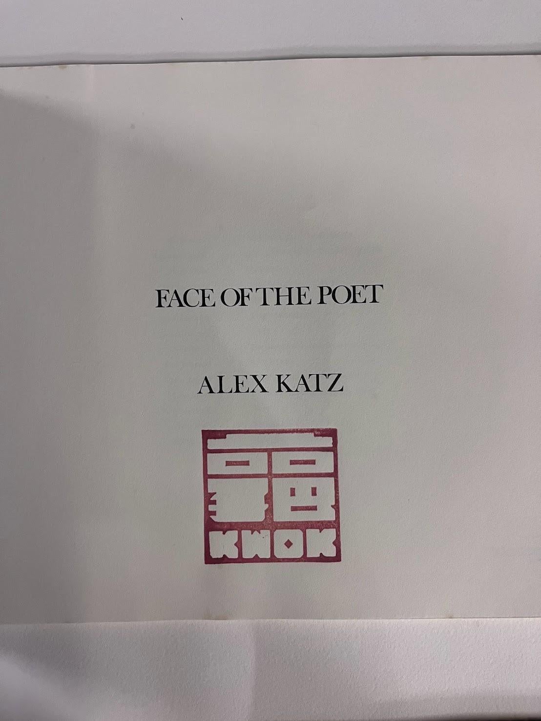 Alex Katz 'Face of the Poet' (Schröder 29-34) Portfolio 1978 For Sale 5