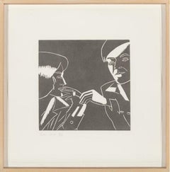 Alex Katz from 'A Tremor in the Morning' signed, limited edition woodcut print