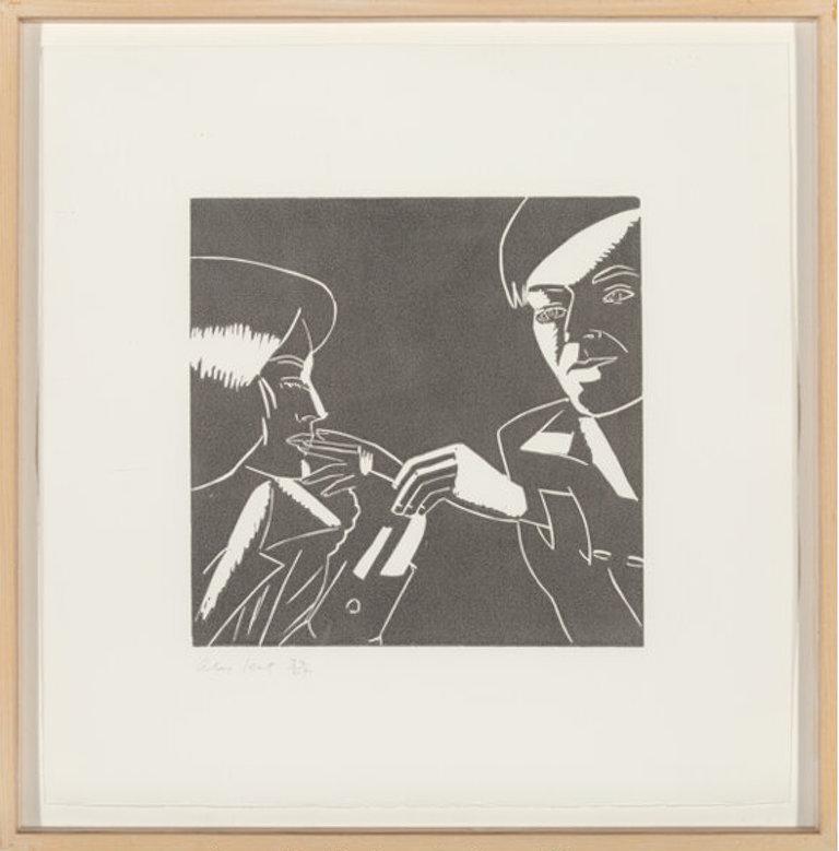 貴重 Alex Katz 1978 直筆サイン 正規ポストカード 貴重 Alex Katz 1978 直筆サイン 正規ポストカード Alex Katz