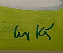 Alex Katz - Portada del álbum No Kids - Come Into My House (Firmado a mano por Alex Katz)