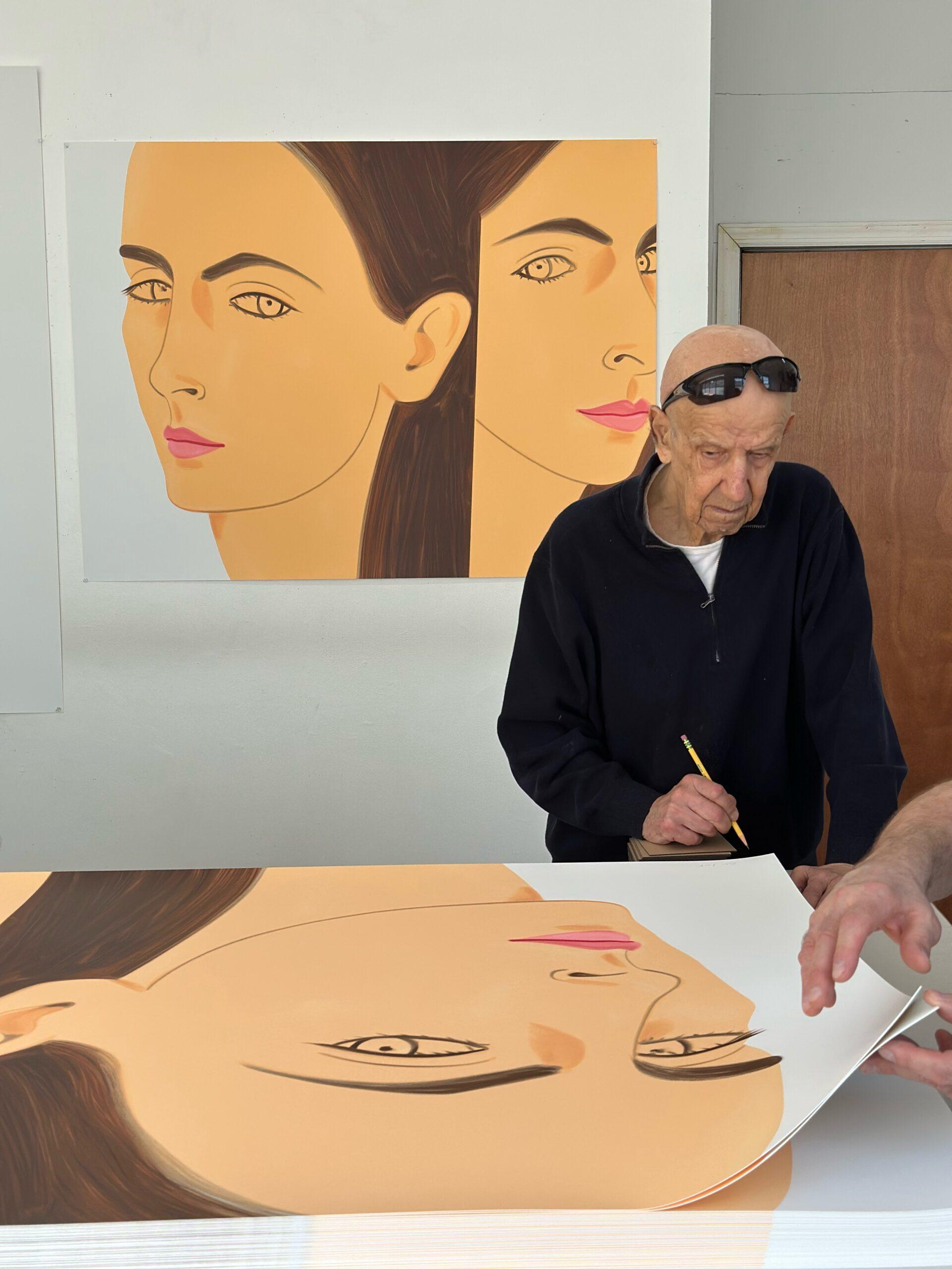 Alex Katz 'Olivia 2' For Sale 1