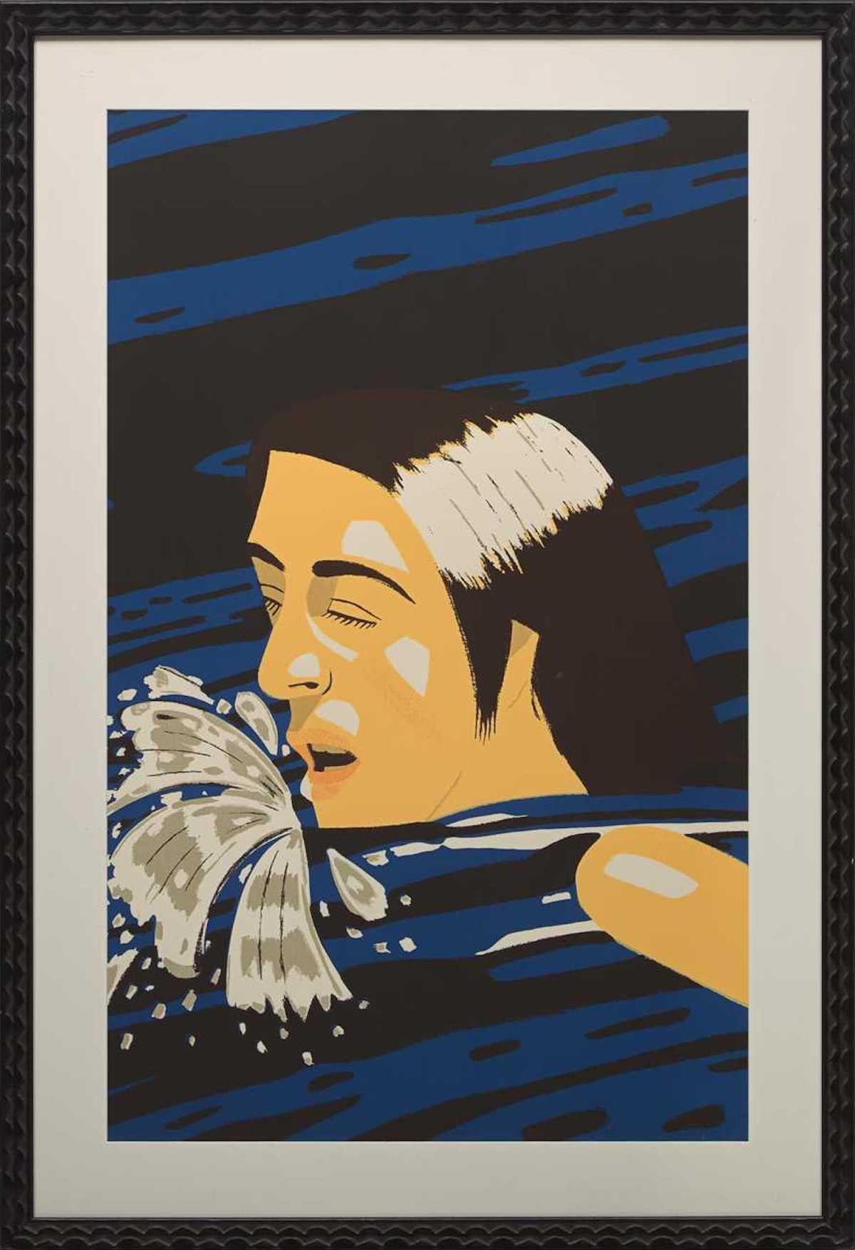 Alex Katz 'Olympic Swimmer' (Schröder 87) 1976 For Sale 1