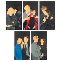 Alex Katz 'Pas de Deux' Set of Five Screenprints 1993-4