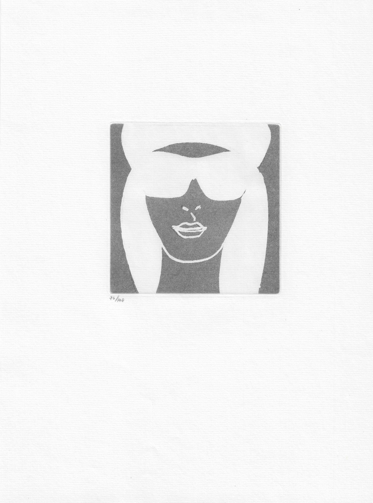 Alex Katz - "Plate 12" (Gravure originale de 2005) Edition 100