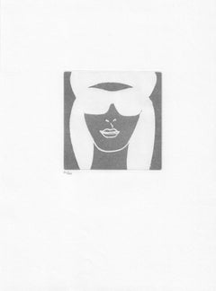 Alex Katz - "Plate 12" From GLORIA Portfolio (Original Etching, 2005) Ed 100