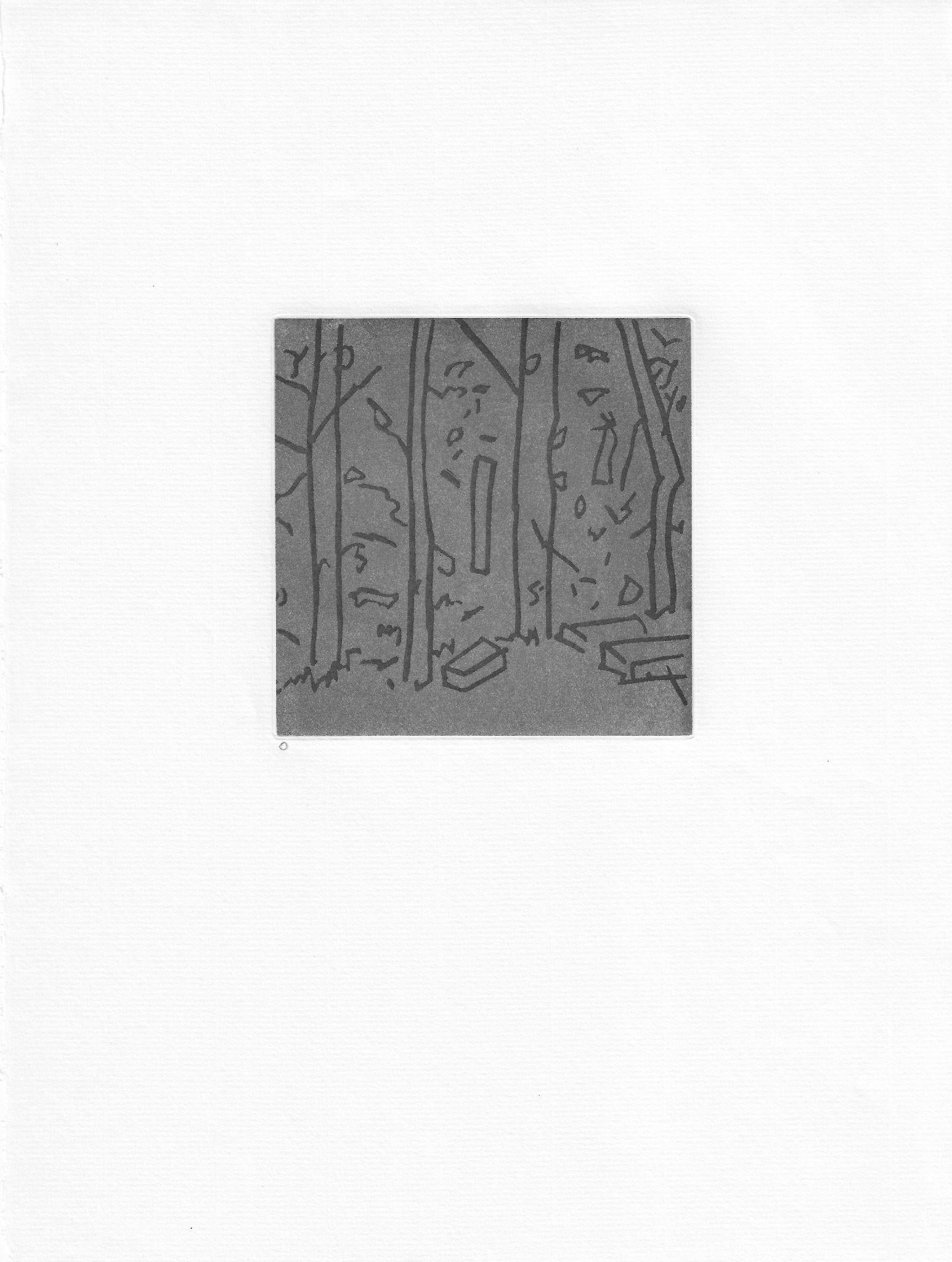 Alex Katz - "Plate 23" From GLORIA Portfolio (Gravure originale, 2005) Ed 100