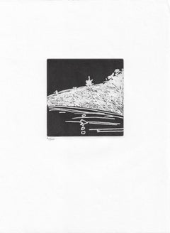 Alex Katz - "Plate 24" From GLORIA Portfolio (Original Etching, 2005) Ed 100