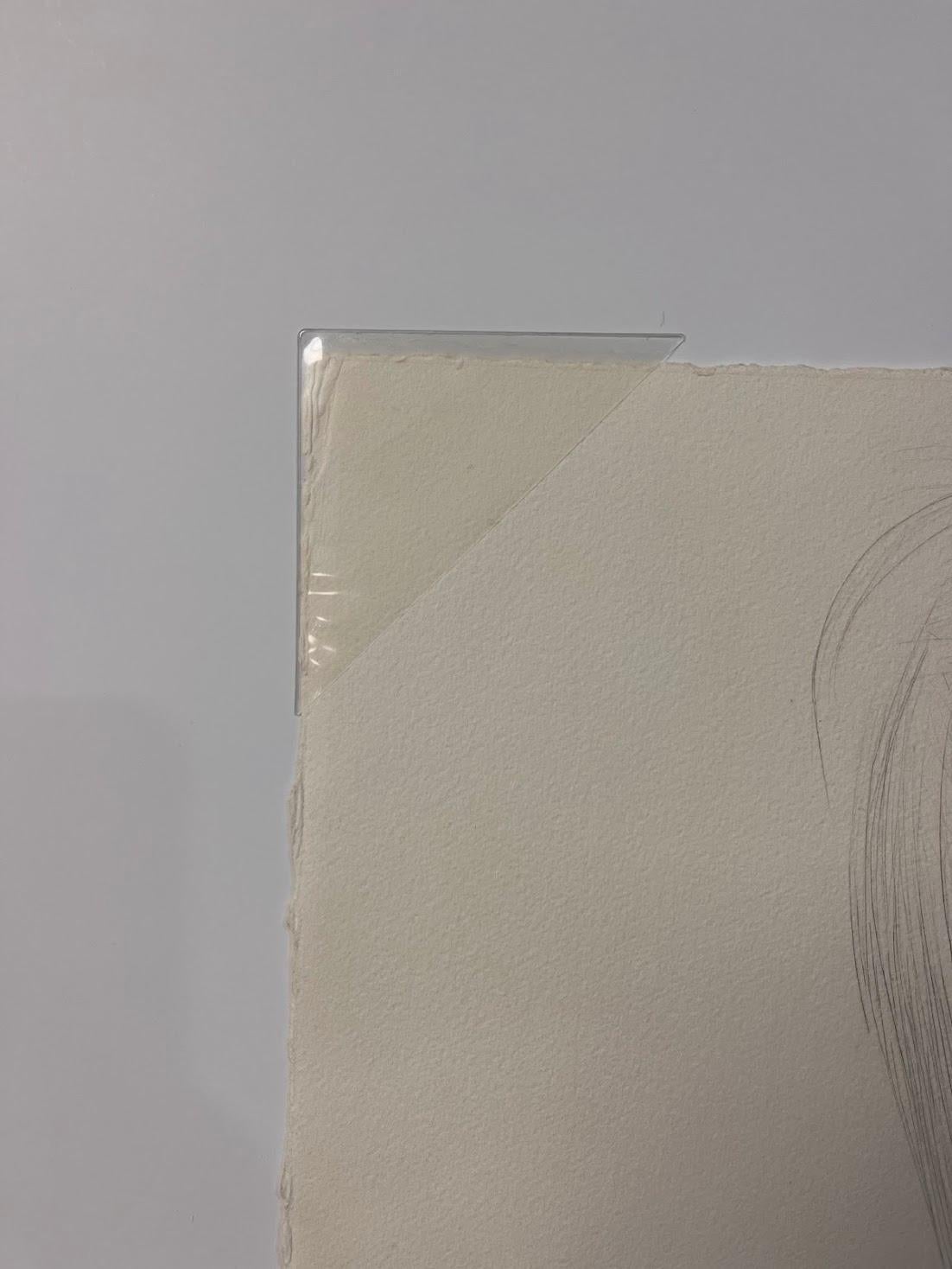Alex Katz 'Profile of Vincent' Signed Drypoint on German Etching Paper 1974 For Sale 4