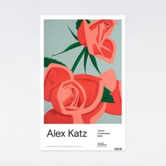 Alex Katz, Rose Bud, 2022 Exhibition Poster
