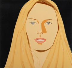 Vintage Alex Katz 'Sara' Screenprint 2012 