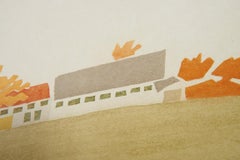 Alex Katz 'Small Cuts House and Barn' 2008 Print