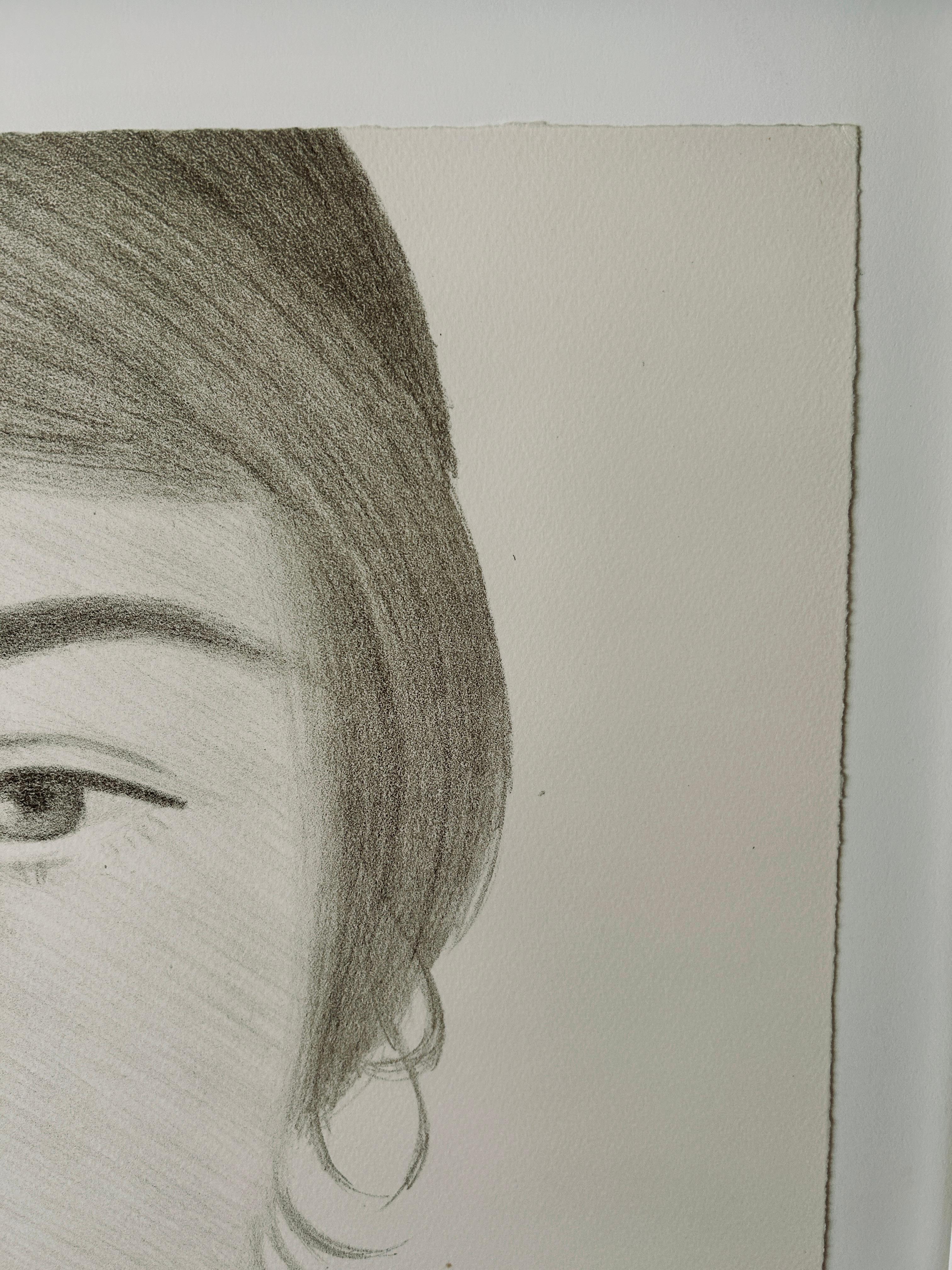 Alex Katz 'Vincent' Limited Edition Signed Lithograph Print For Sale 2